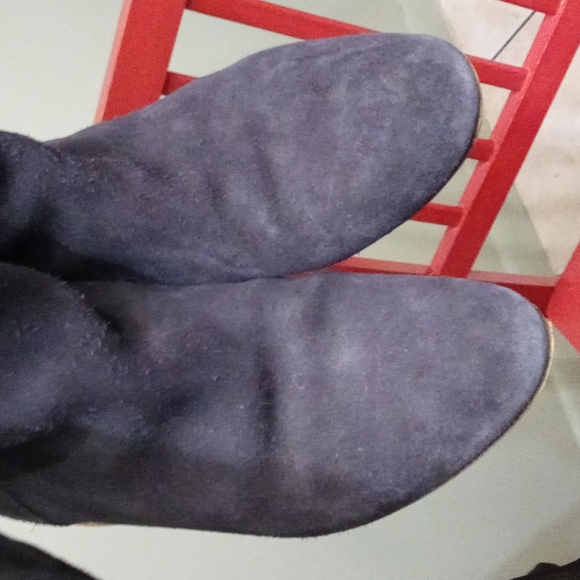 FINAL PRICE DROP!! $55!!! Chloe Navy Leather Boots EUC Size 38 - Picture 3 of 6